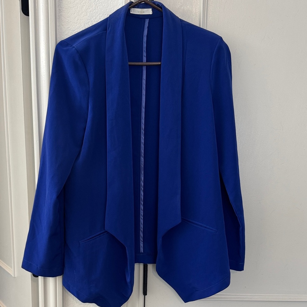 Royal Blue Lush Blazer